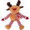 Reindeer Plush Toy - Blitzen The Reindeer Kids Soft Stuffed Animal, Fun Christmas Holiday Party Gifts for Girls and Boys, Festive Decoration, 12 x 3.2 Inches